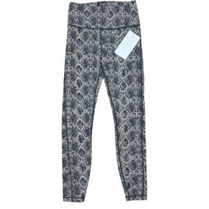 Athleta Ultimate Stash Pocket Snakeskin Print 7/8 Leggings Size XXS NWT